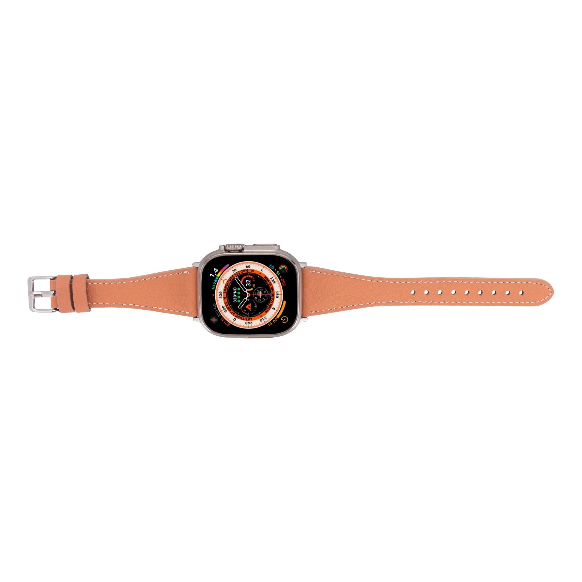 Buford Slim Leather Bands for Apple Watch 9, Ultra 2 & SE