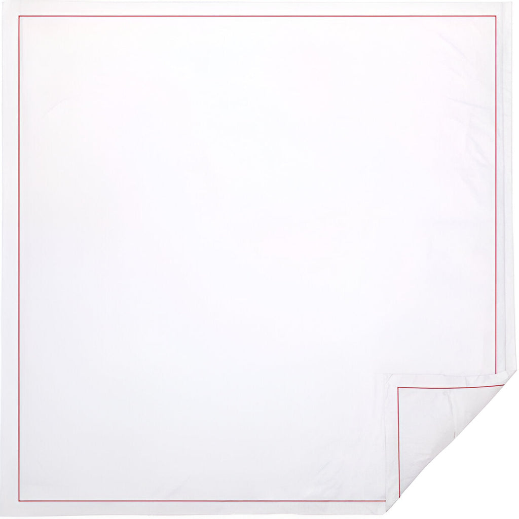 400TC Cotton Single Edge Embroidery Sateen Solid Duvet Cover Set