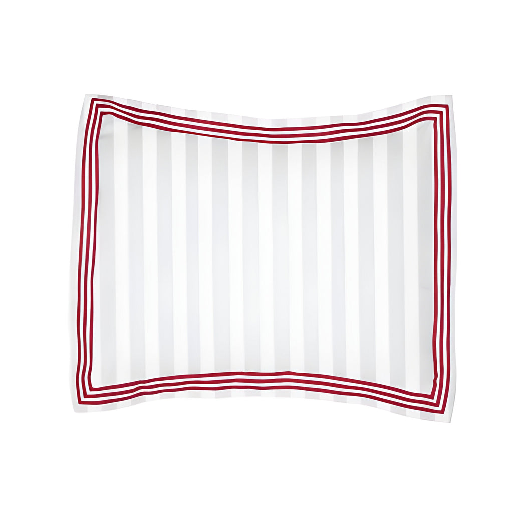 400TC Cotton Sateen Triple Edge Embroidery Stripe Duvet Cover Set