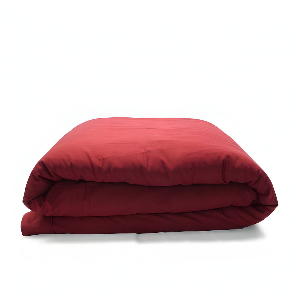 400TC Cotton Sateen Solid Duvet Cover Set