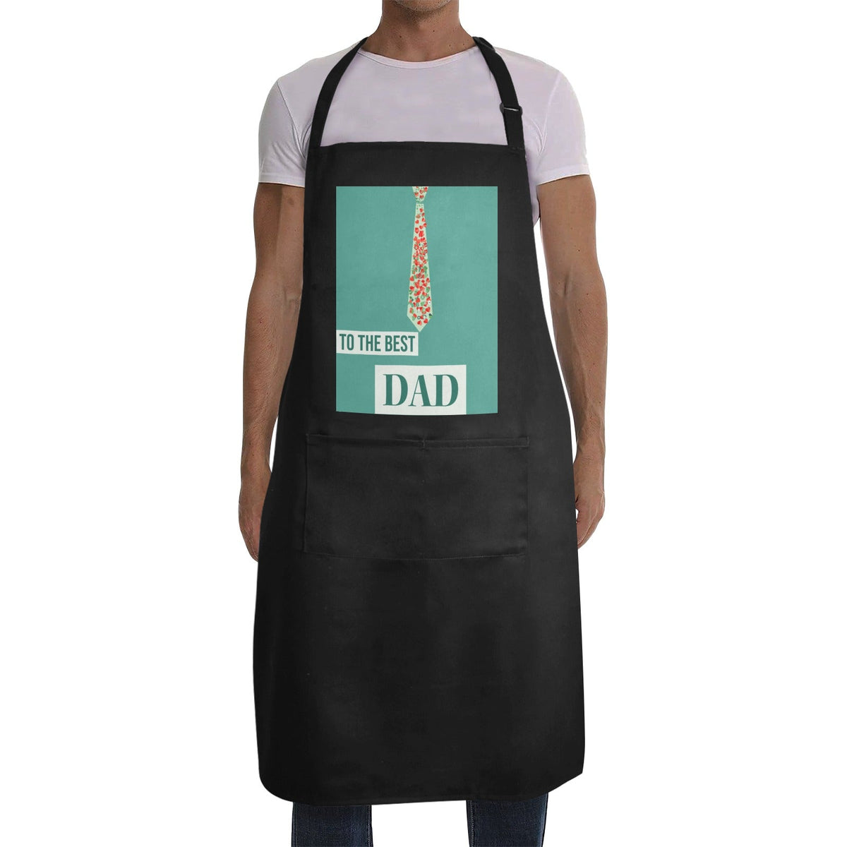 Best Dad Ever Polka Dots Custom Apron for Men (Made in USA)