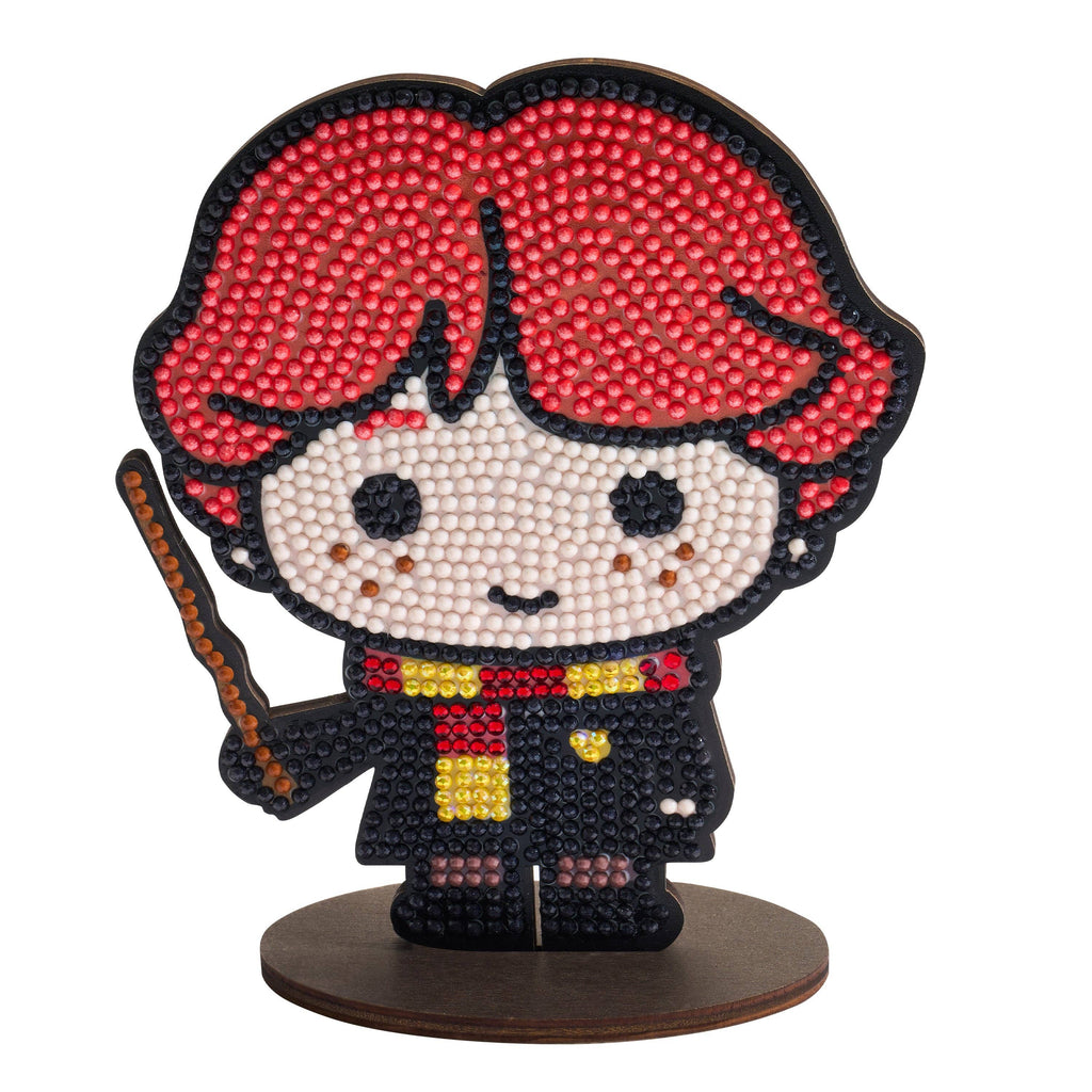 Diamond Art Club – Sparkle Pals Ron Weasley Licensed Harry Potter Diamond Painting (Round Drill, 4.8" x 5.7")
