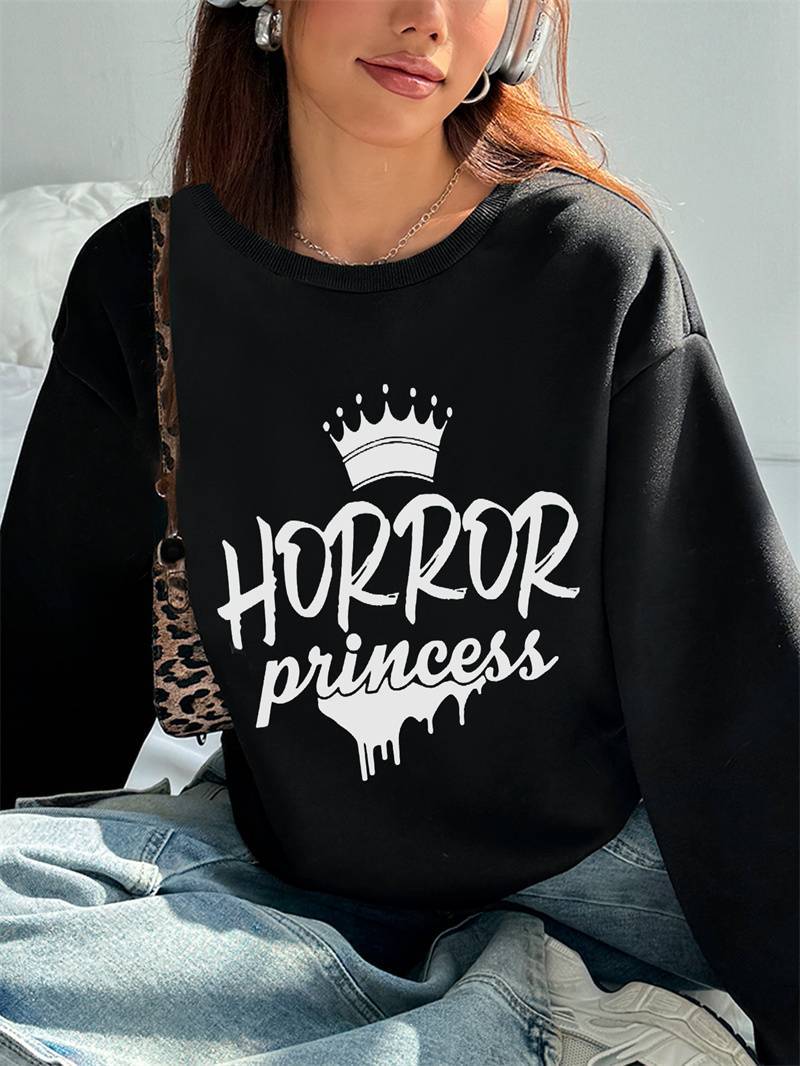 Women's Horror Princess Long Sleeve Sweatshirt