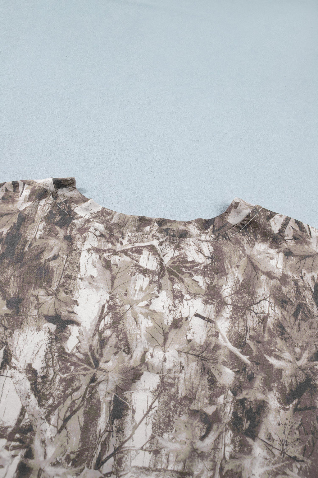 Plus Size Woodland Camo Short Sleeve T-Shirt