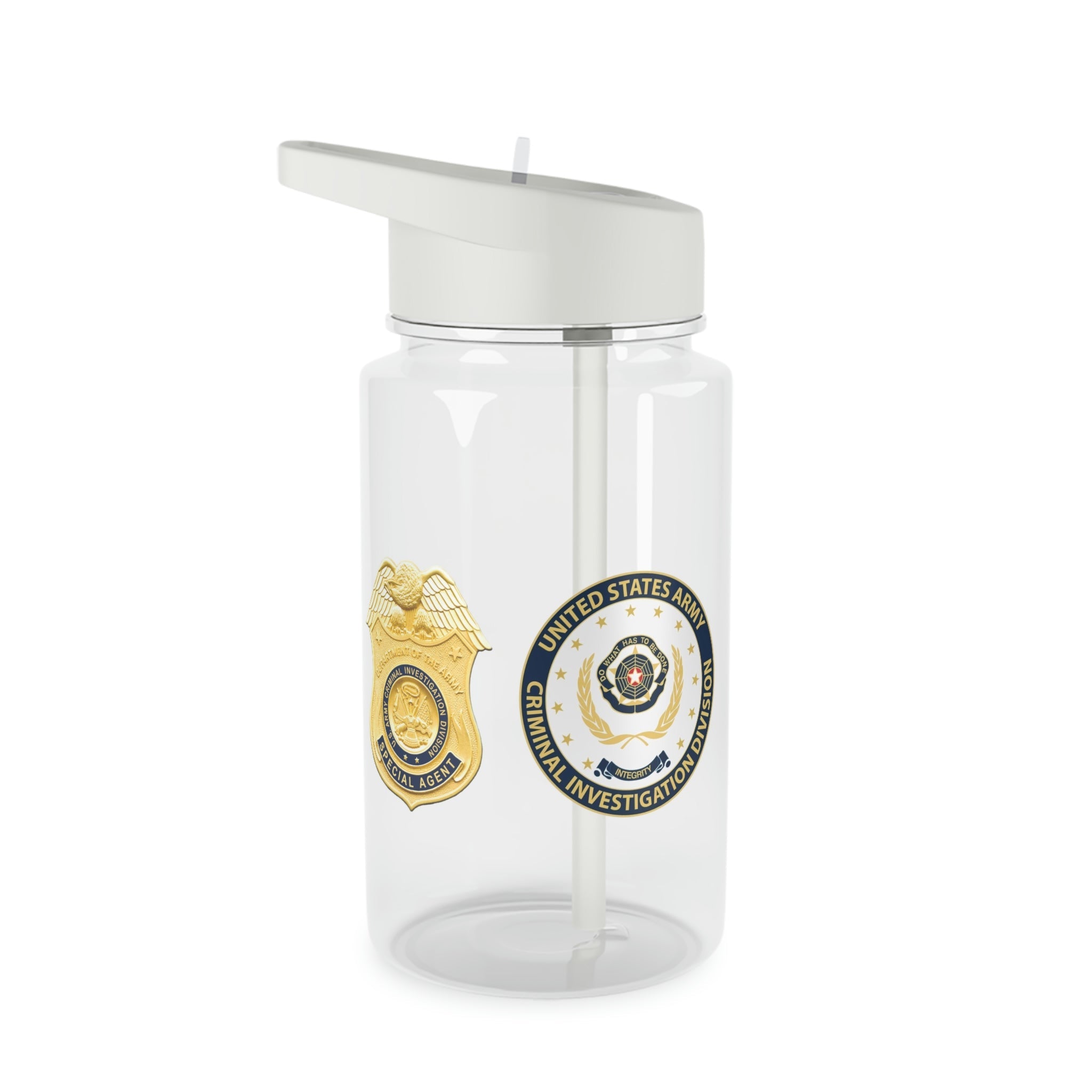 Army CID Badge and Seal Tritan Water Bottle