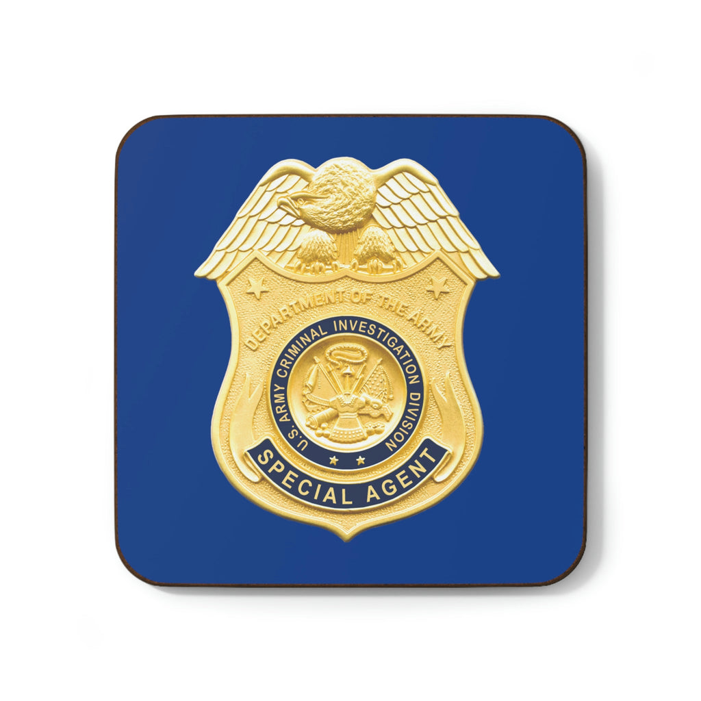 Army CID Badge - Hardboard Back Coaster