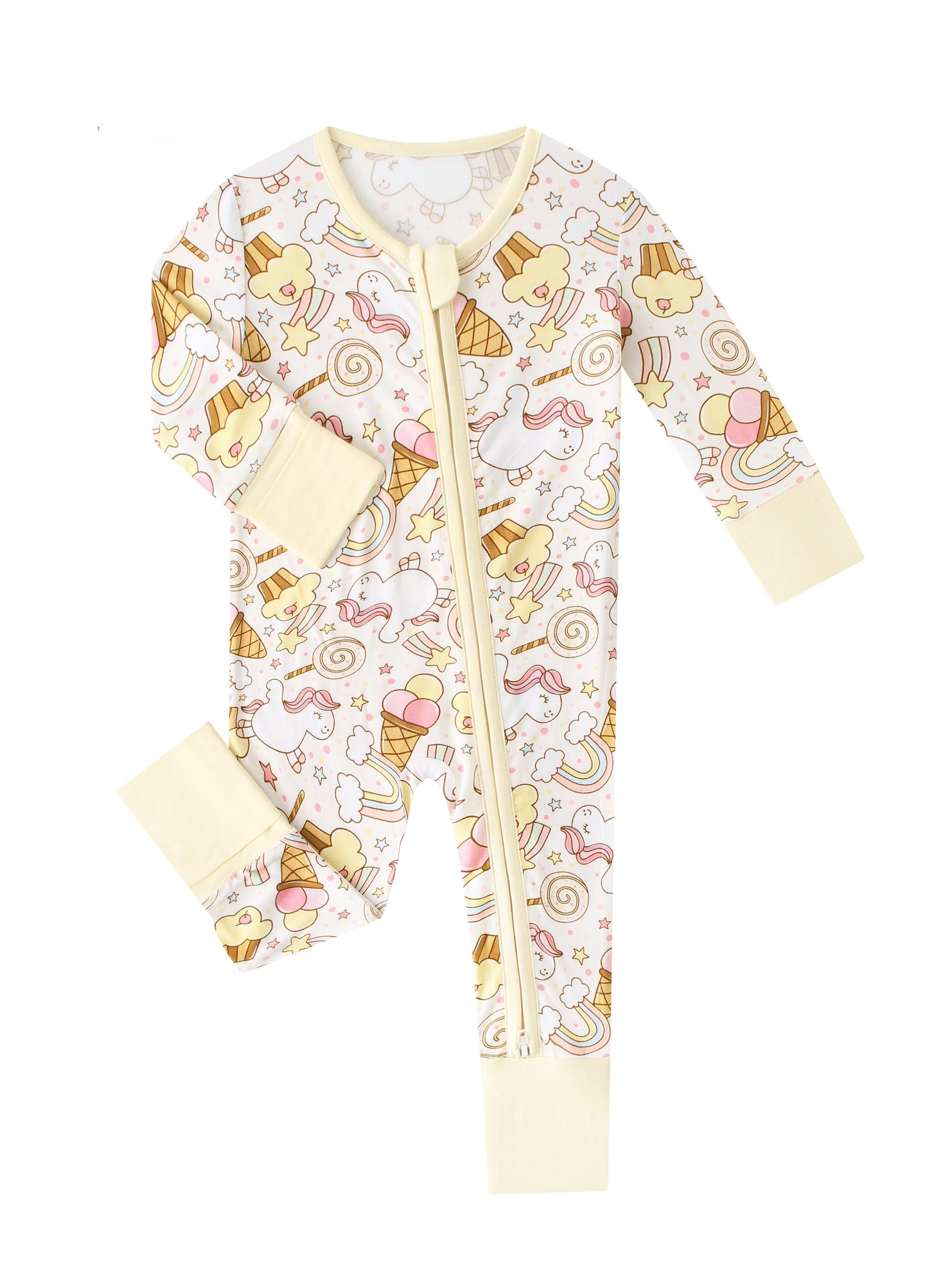 Posh TOT Sweet Treats Bamboo Baby Convertible Zippy Romper  CINCO DE MAYO PROMO - FINAL SALE