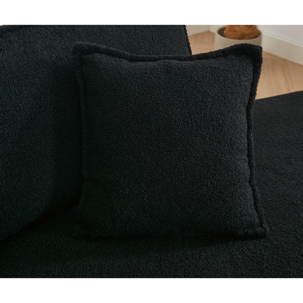 [NEW ARRIVED] [VIDEO PROVIDED]  Folding Convertible Out Sleeper Sofa Bed,2-in-1,  Combination Convertible Sofa,3 seat, Upholstered,Fold Out Floor Gaming Sofa Bed , Lamb Velvet Fabric,Living Room,Black