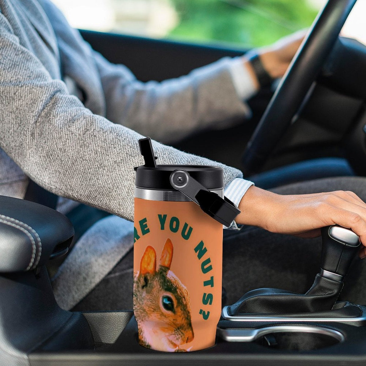 Are You Nuts? Squirrel 30 oz Water Bottle Tumbler