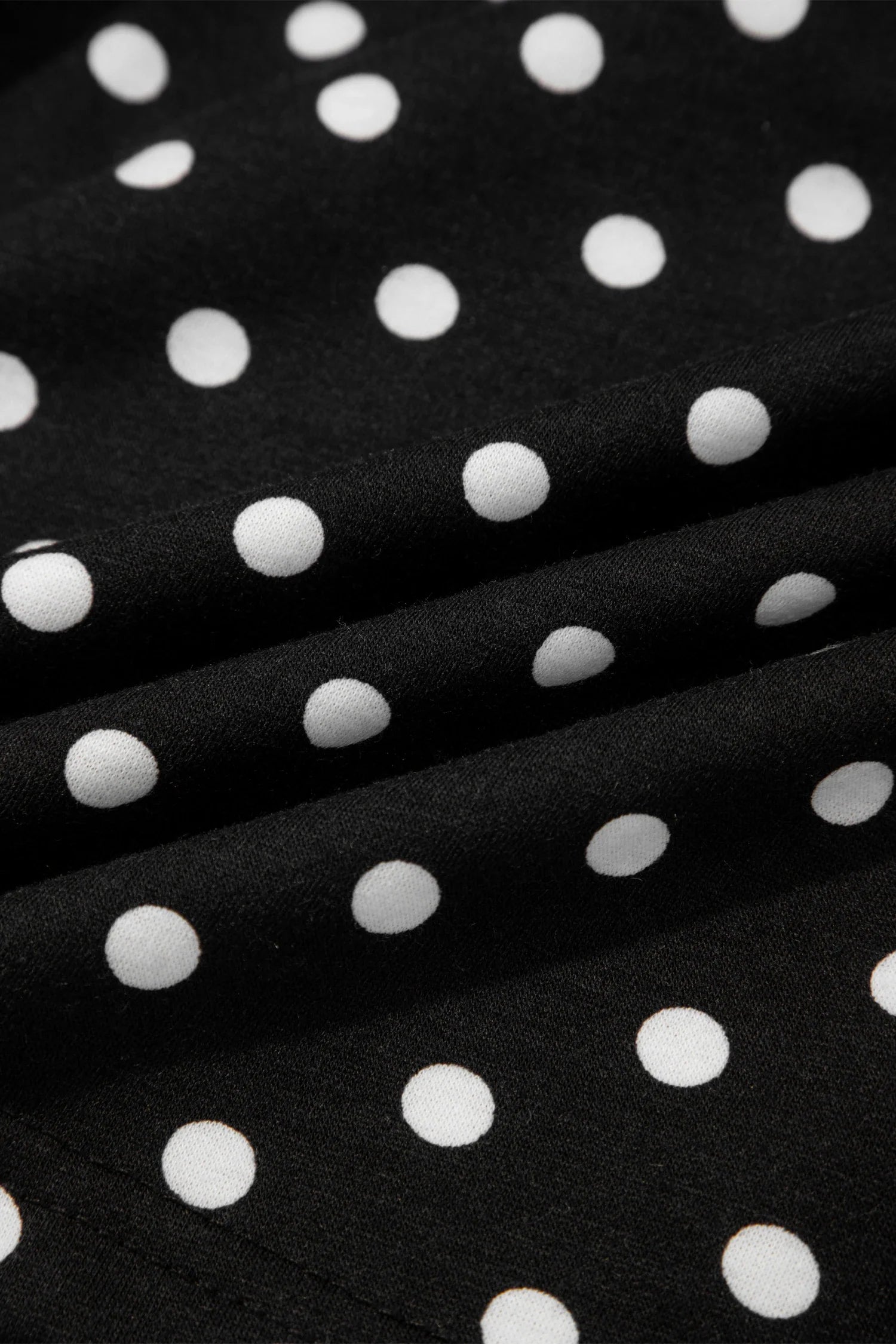 Polka Dot Drawstring Mini Skort