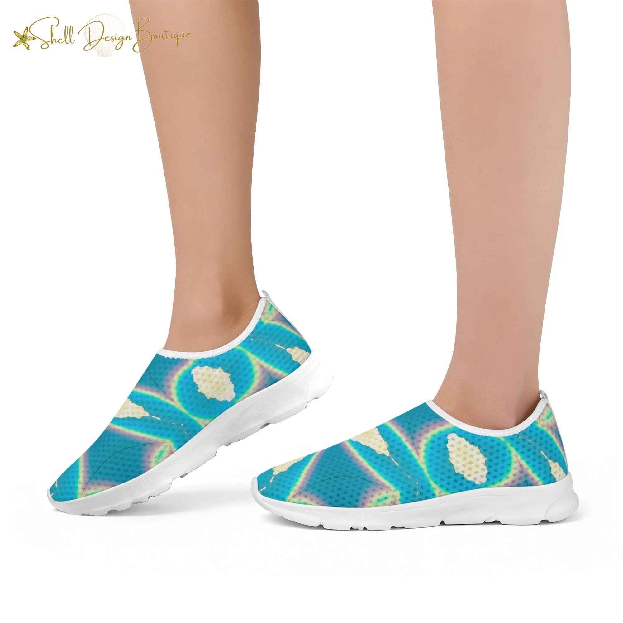 Blue Skies and Rainbows Lightweight Adult Unisex Athletic Shoes | Shipped in US