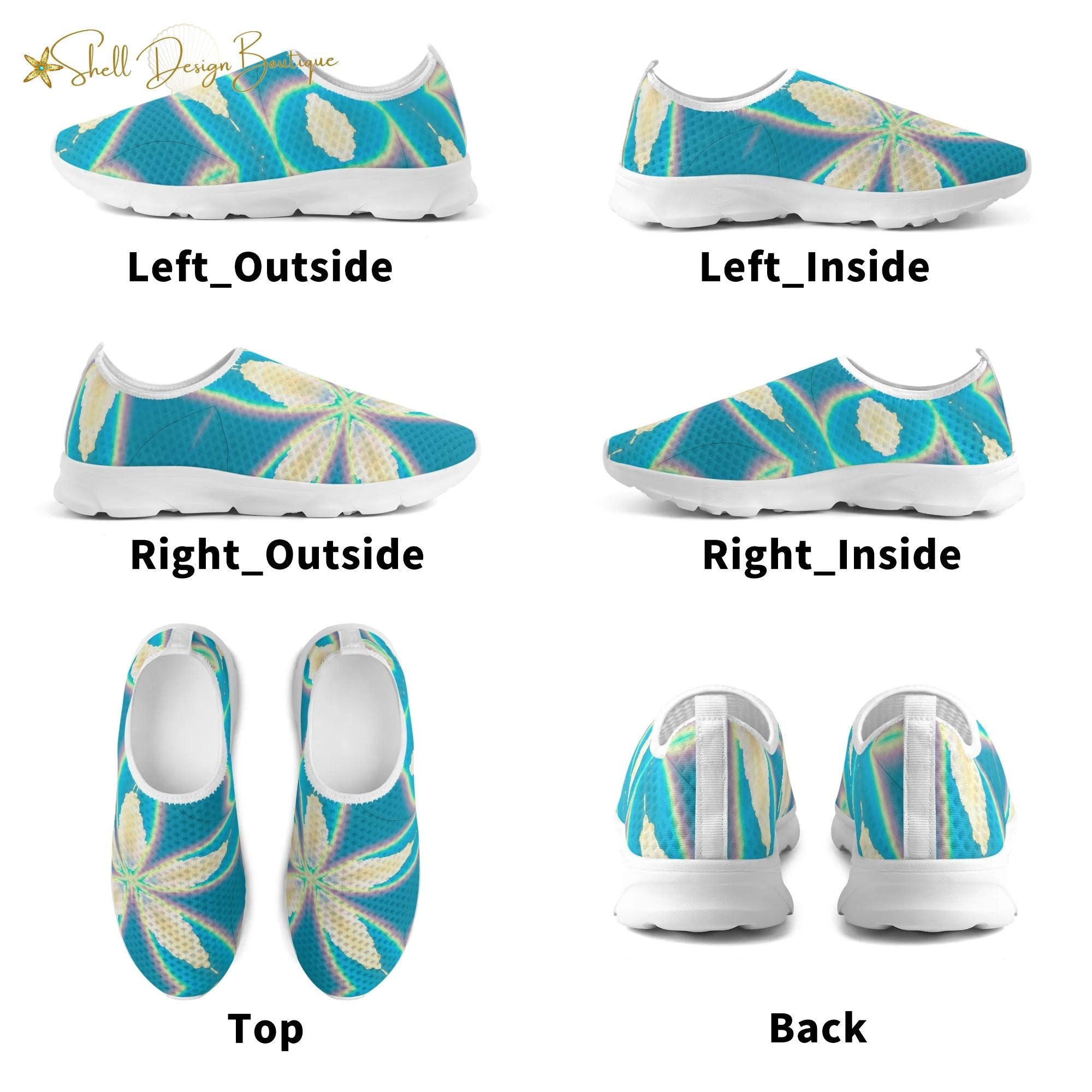Blue Skies and Rainbows Lightweight Adult Unisex Athletic Shoes | Shipped in US