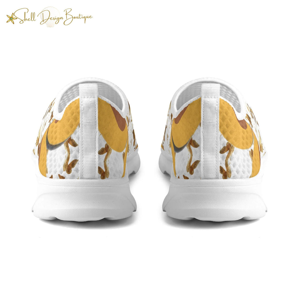 Golden Butterflies Lightweight Adult Unisex Athletic Slip-on Shoes | Shipped in US