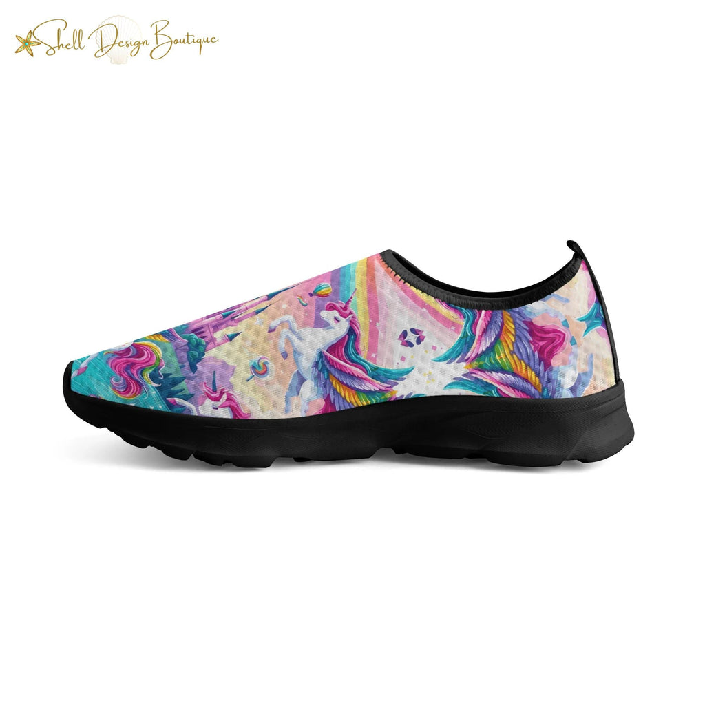 Flying Unicorns Lightweight Adult Yoga Shoes Home Shoes | Shipped in US