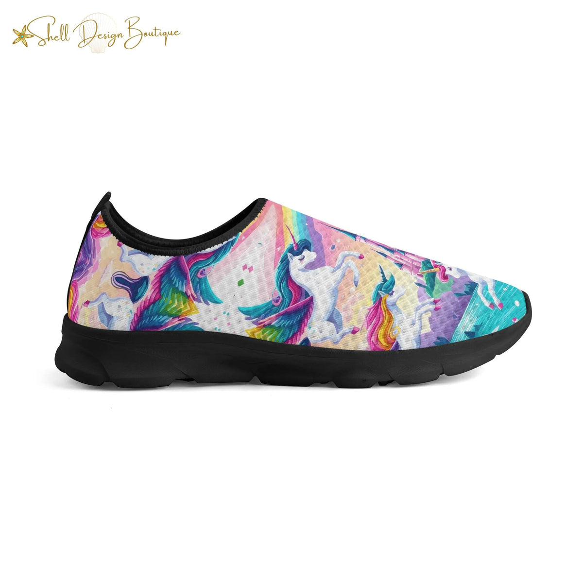 Flying Unicorns Lightweight Adult Yoga Shoes Home Shoes | Shipped in US