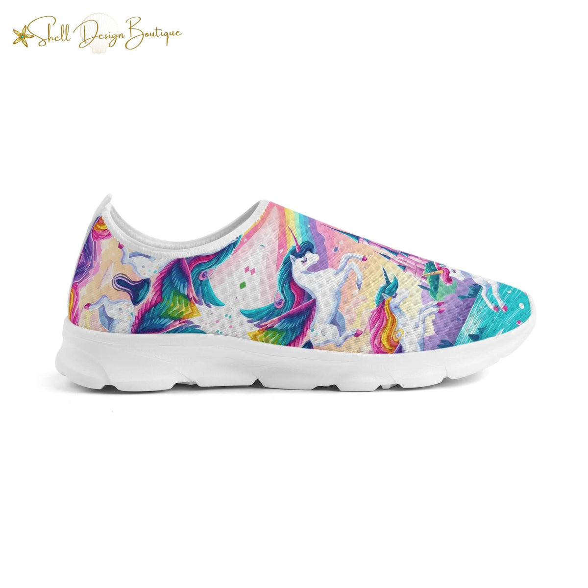 Flying Unicorns Lightweight Adult Yoga Shoes Home Shoes | Shipped in US
