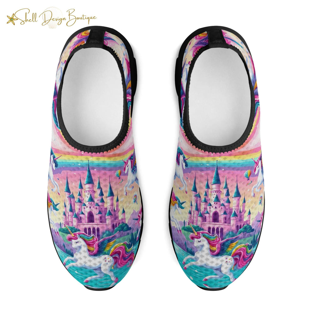 Flying Unicorns Lightweight Adult Yoga Shoes Home Shoes | Shipped in US