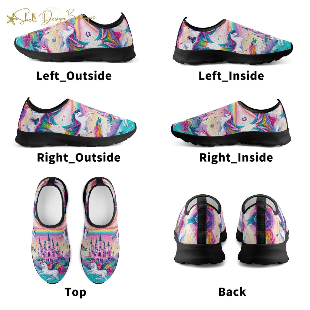 Flying Unicorns Lightweight Adult Yoga Shoes Home Shoes | Shipped in US