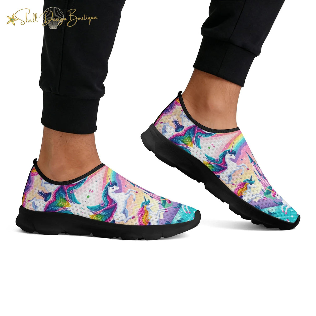 Flying Unicorns Lightweight Adult Yoga Shoes Home Shoes | Shipped in US