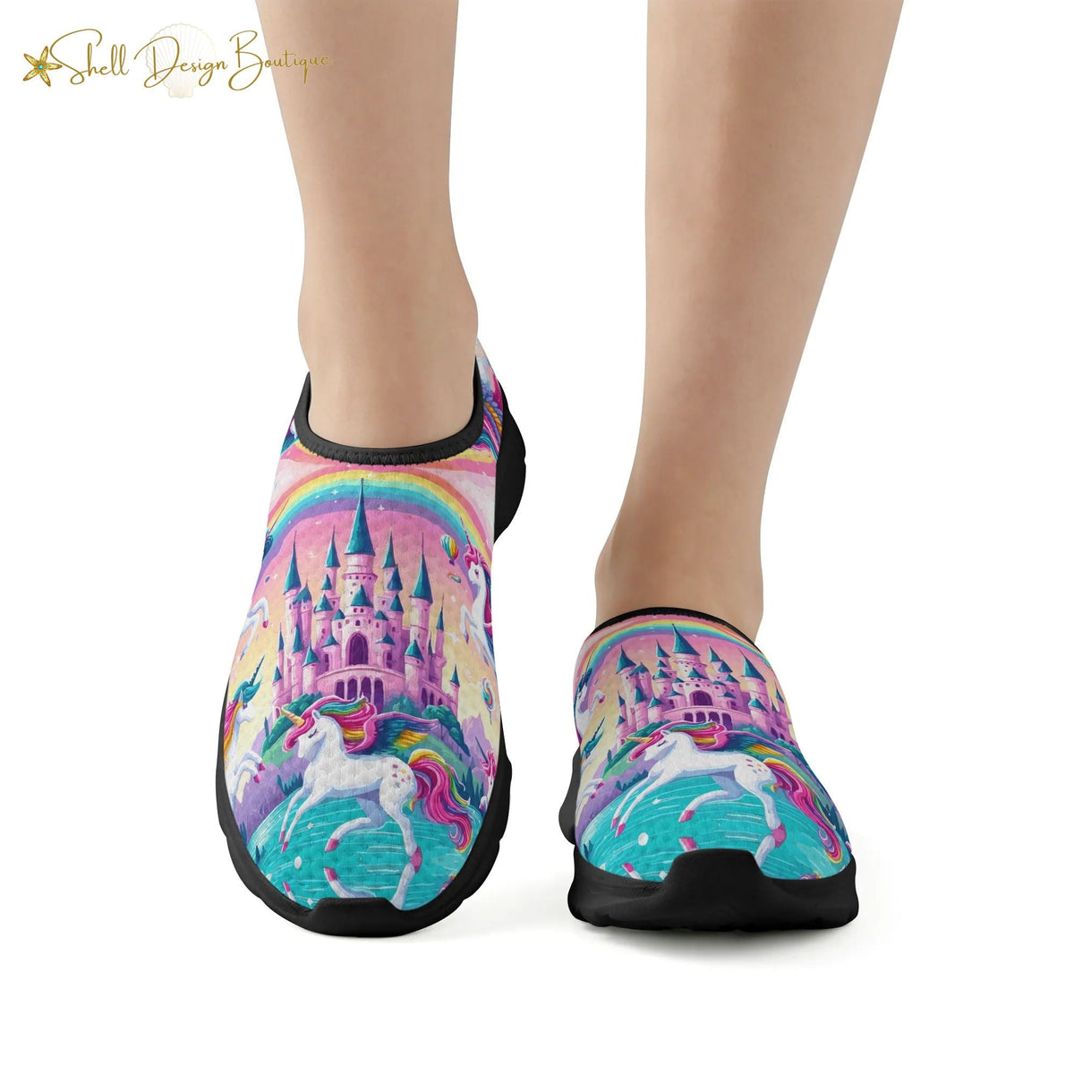 Flying Unicorns Lightweight Adult Yoga Shoes Home Shoes | Shipped in US