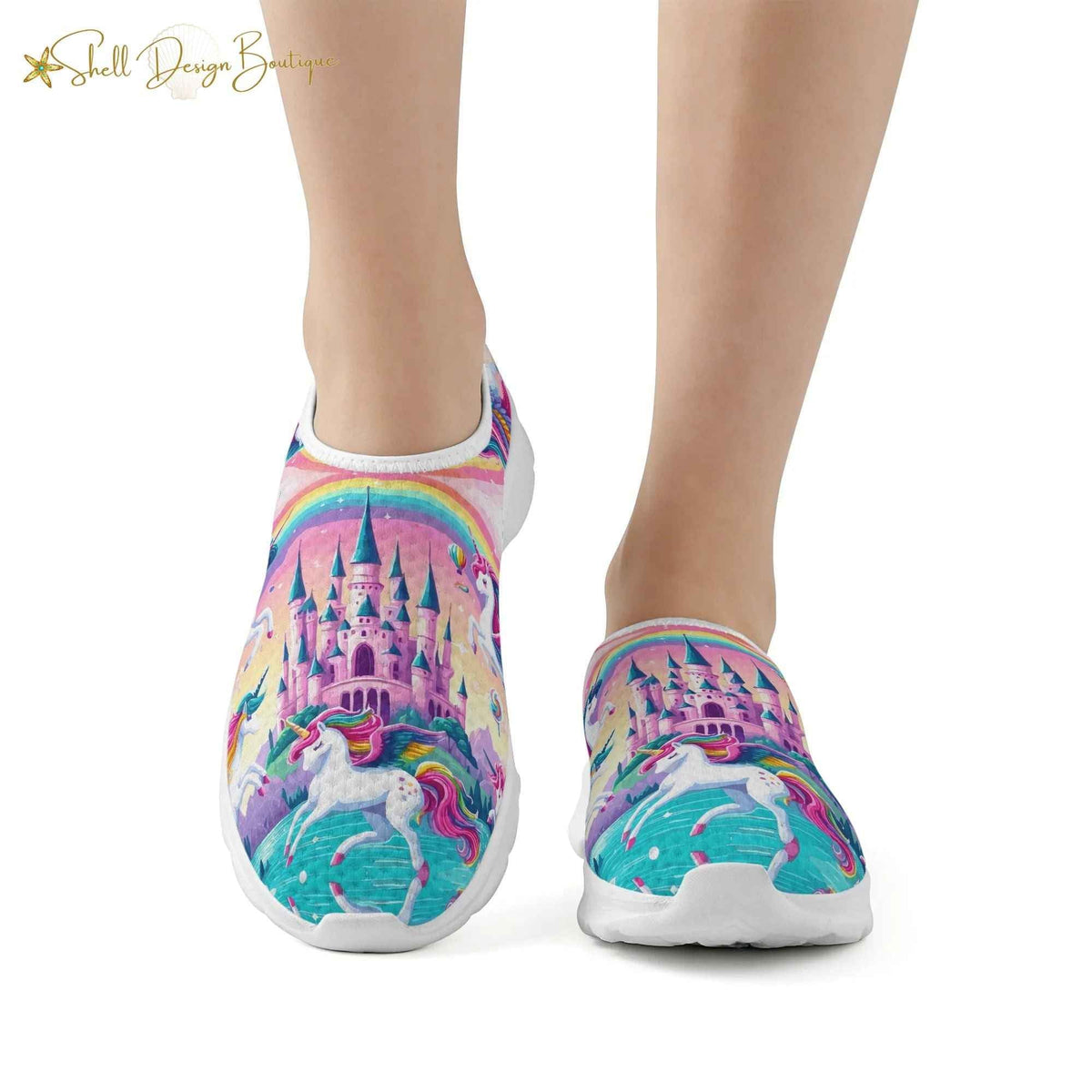 Flying Unicorns Lightweight Adult Yoga Shoes Home Shoes | Shipped in US