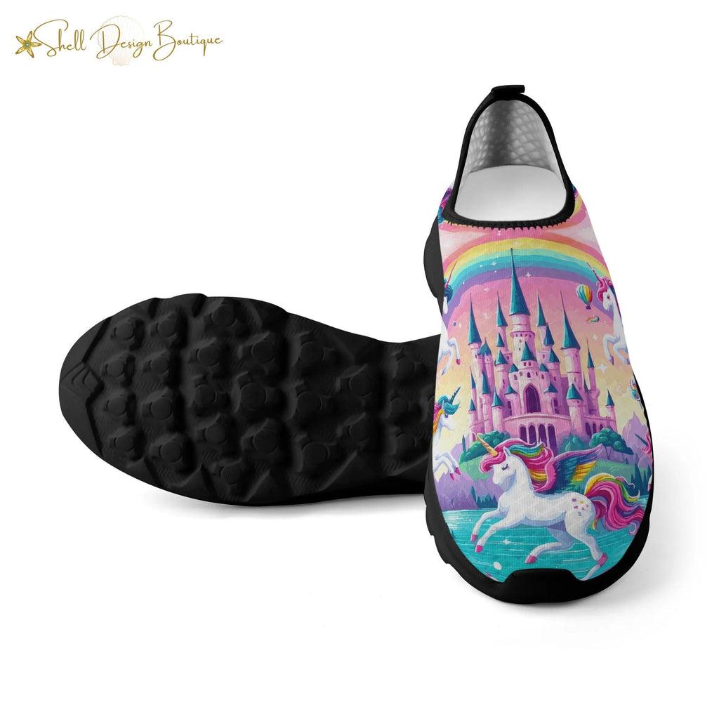 Flying Unicorns Lightweight Adult Yoga Shoes Home Shoes | Shipped in US