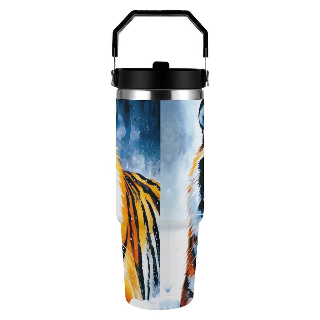 Tigers Fan 30 oz Stainless Steel Water Bottle Tumbler