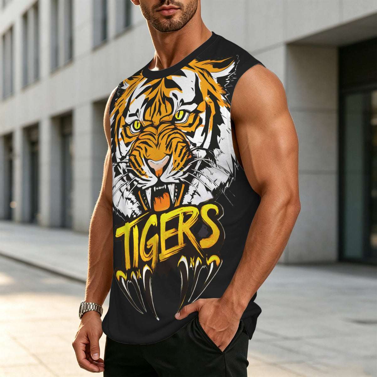 Ferocious Tigers Fan Sleeveless Shirt