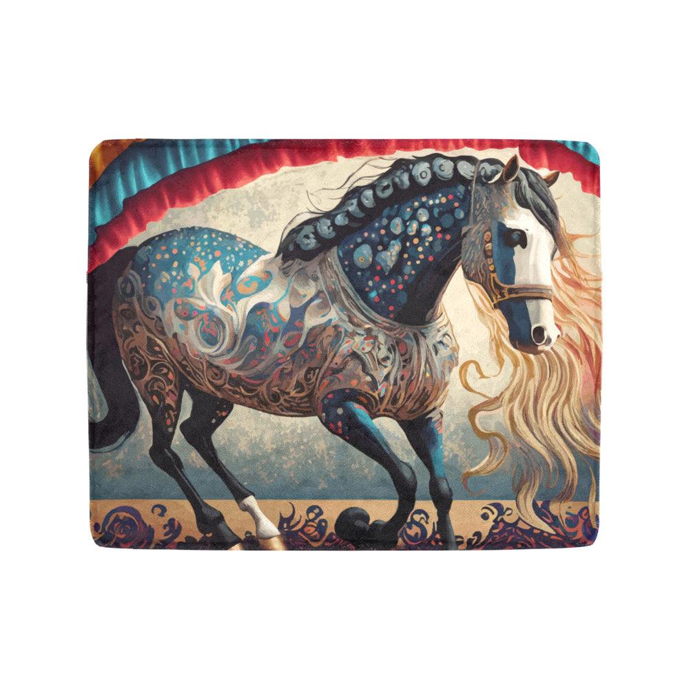 Bejeweled Horse Ultra-Soft Micro Fleece Blanket 40" x 50" (Made in USA)