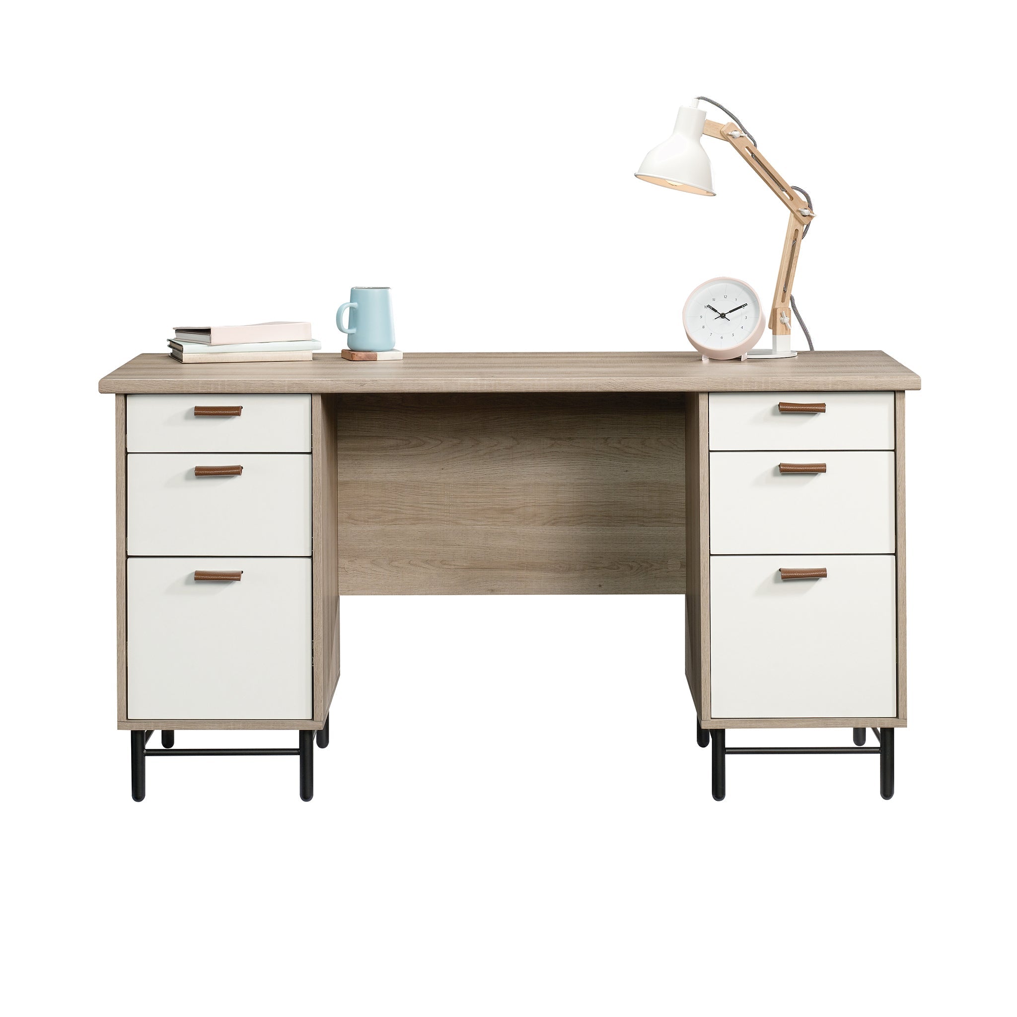 Executive Desk, Brown finish