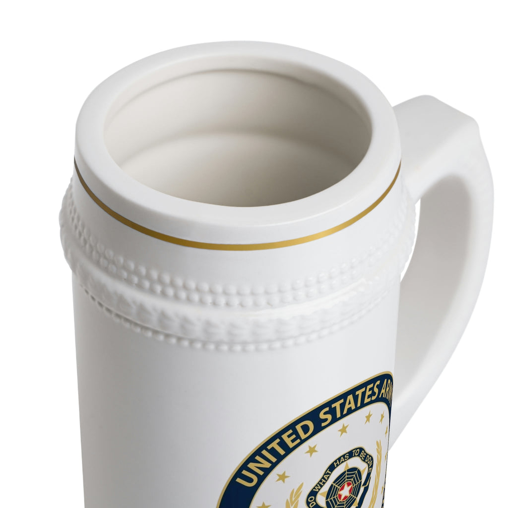 Army CID Badge and Seal Beer Stein Mug