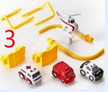 Adventure Parking Lot Car Track – Interactive Rail Toy Set for Kids