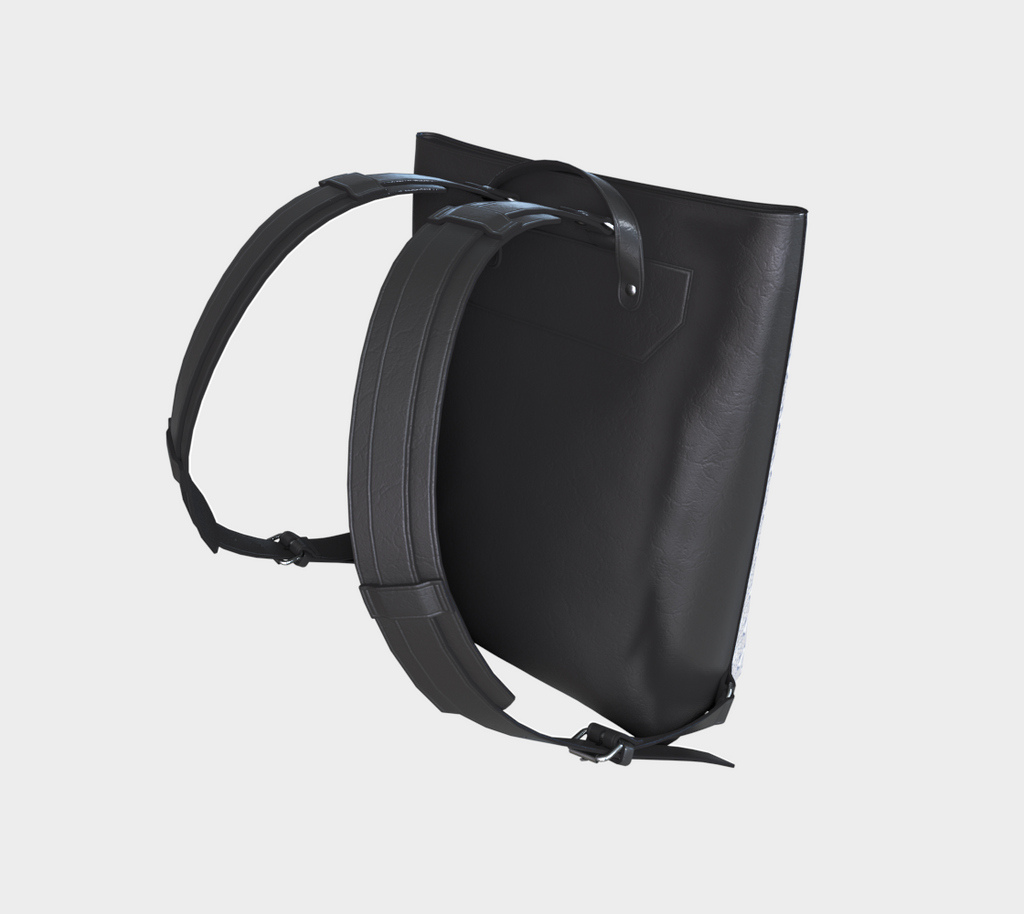 Baseball Home Plate Social Club Vegan Leather Backpack