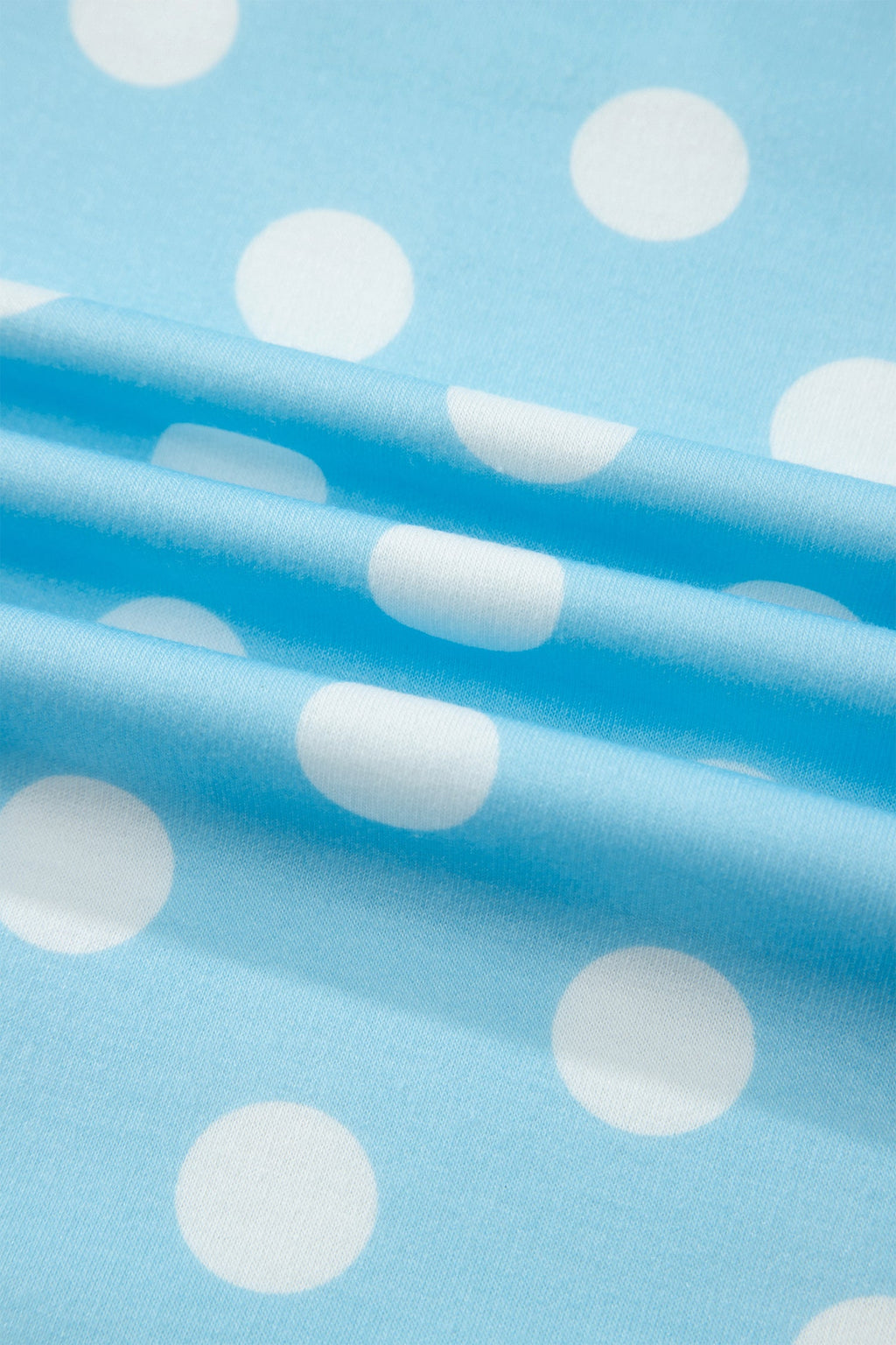 Polka Dot Short Sleeve Top & Drawning Pants Set