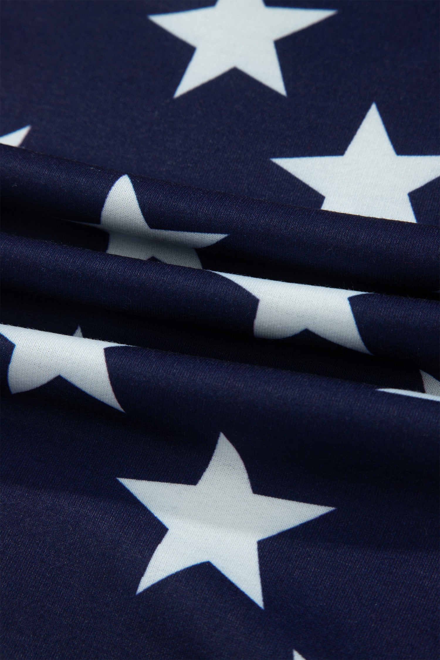 USA Flag Stars & Stripes Zip Collar Oversized Sweatshirt
