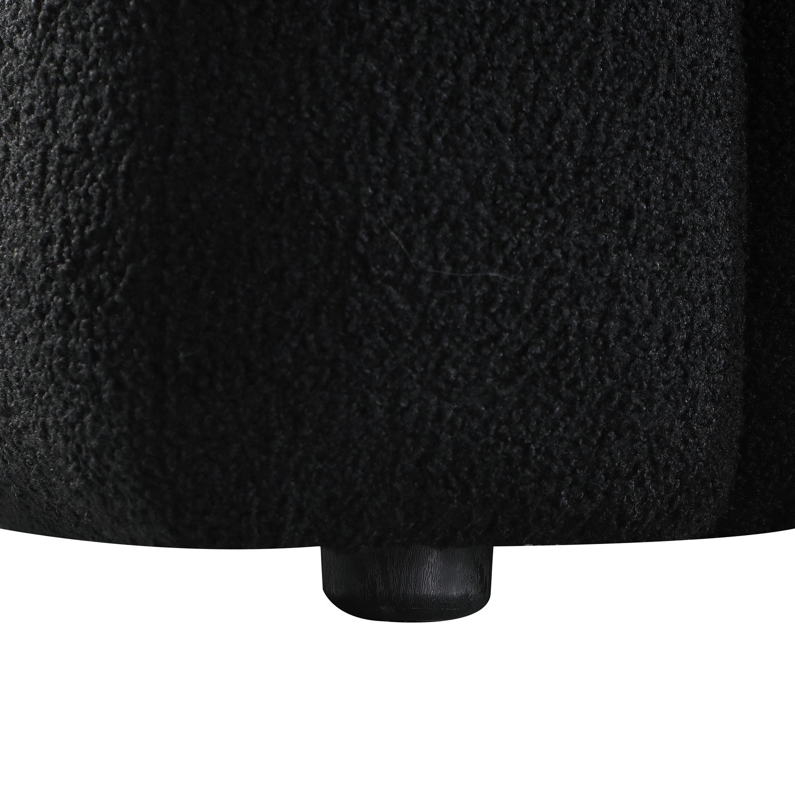 84.3 length ,35.83' deepth ,human body structure for USA people,  marshmallow sofa,boucle sofa ,black color,3 seater