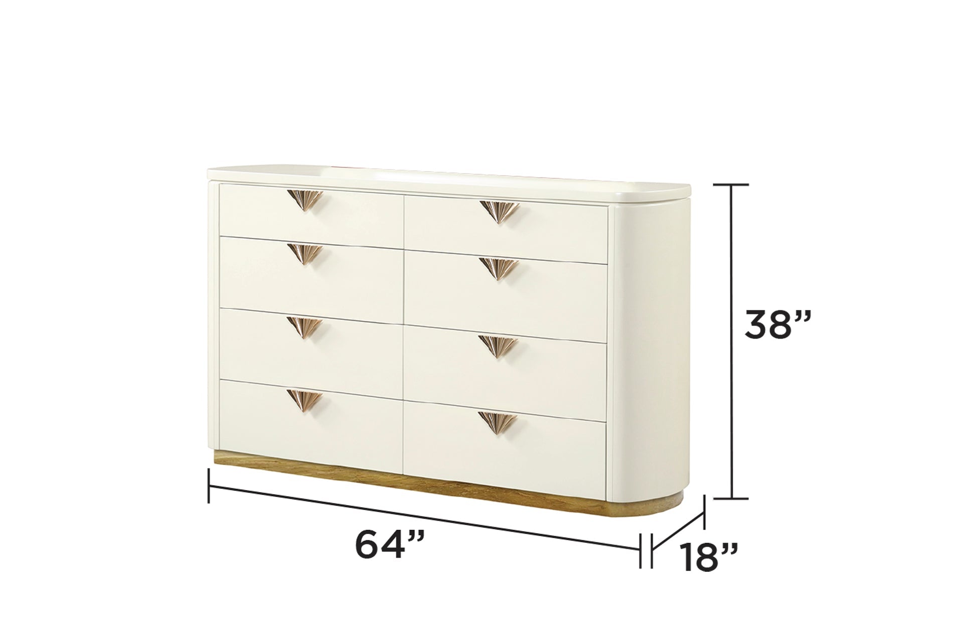 La Pierre Modern Style 4 Pc King Upholstered Bedroom Set Made with Wood and Gold Accents in Beige(NJ INVENTORY)