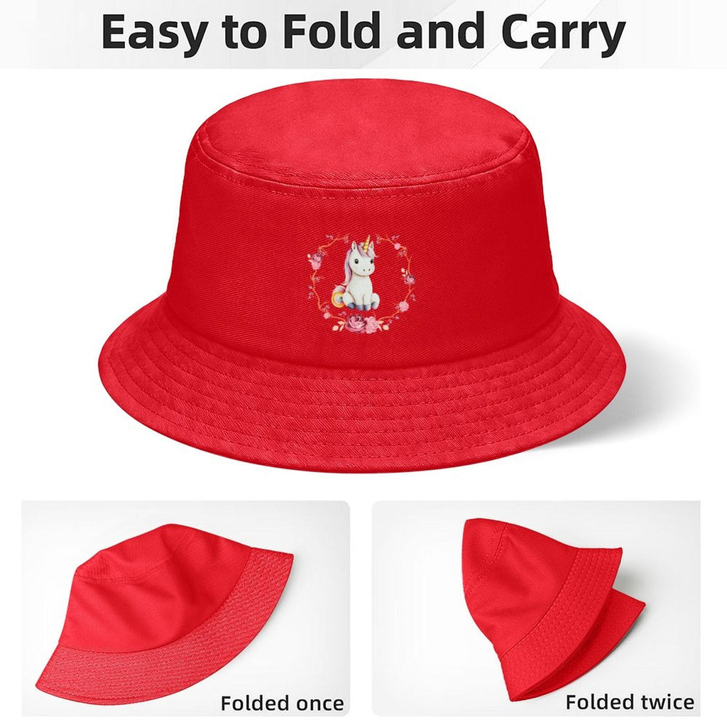 Baby Unicorn Children’s Bucket Hat (Front Printing)