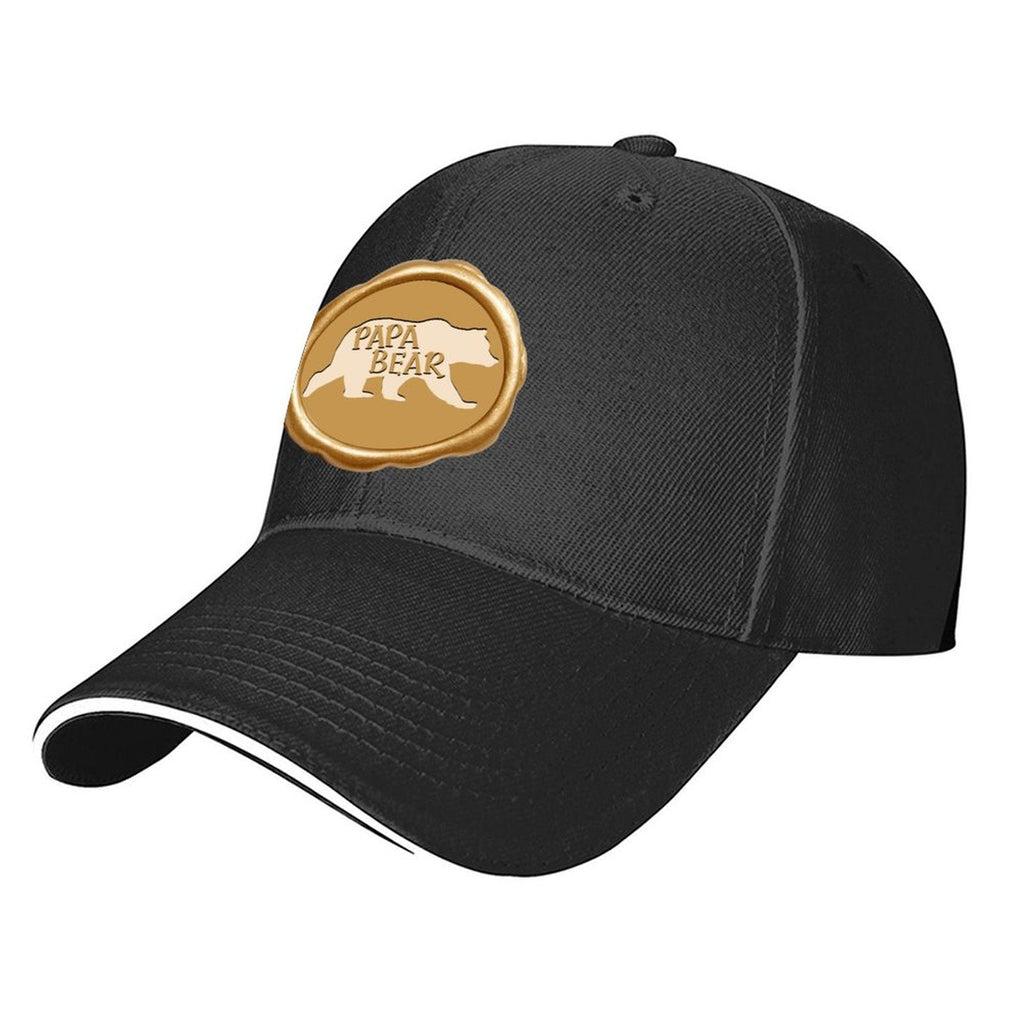 Papa Bear Golden Seal Sandwich Visor Baseball Cap