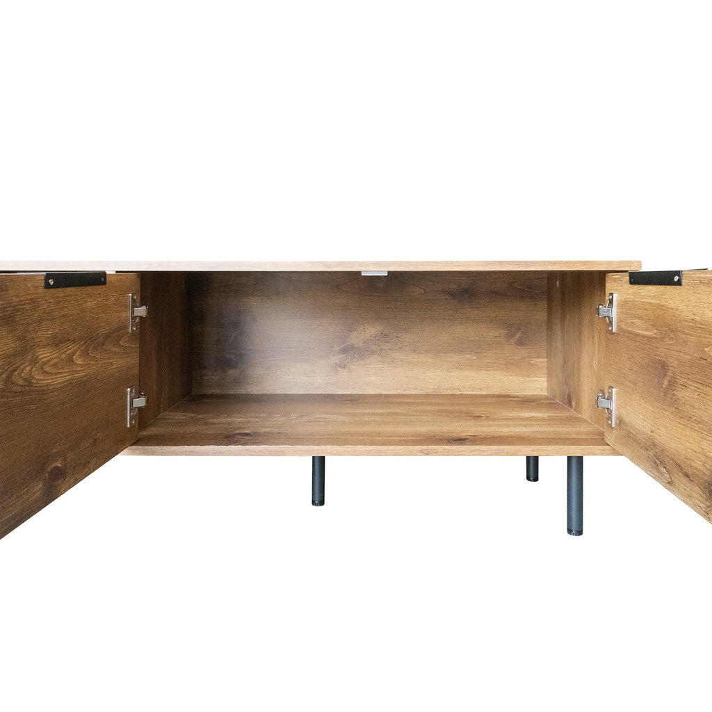 78' TV Stand for 85 75 65 Inch TV, TV Consoles for Living Room, Entertainment Center Wood TV Media with Storage
