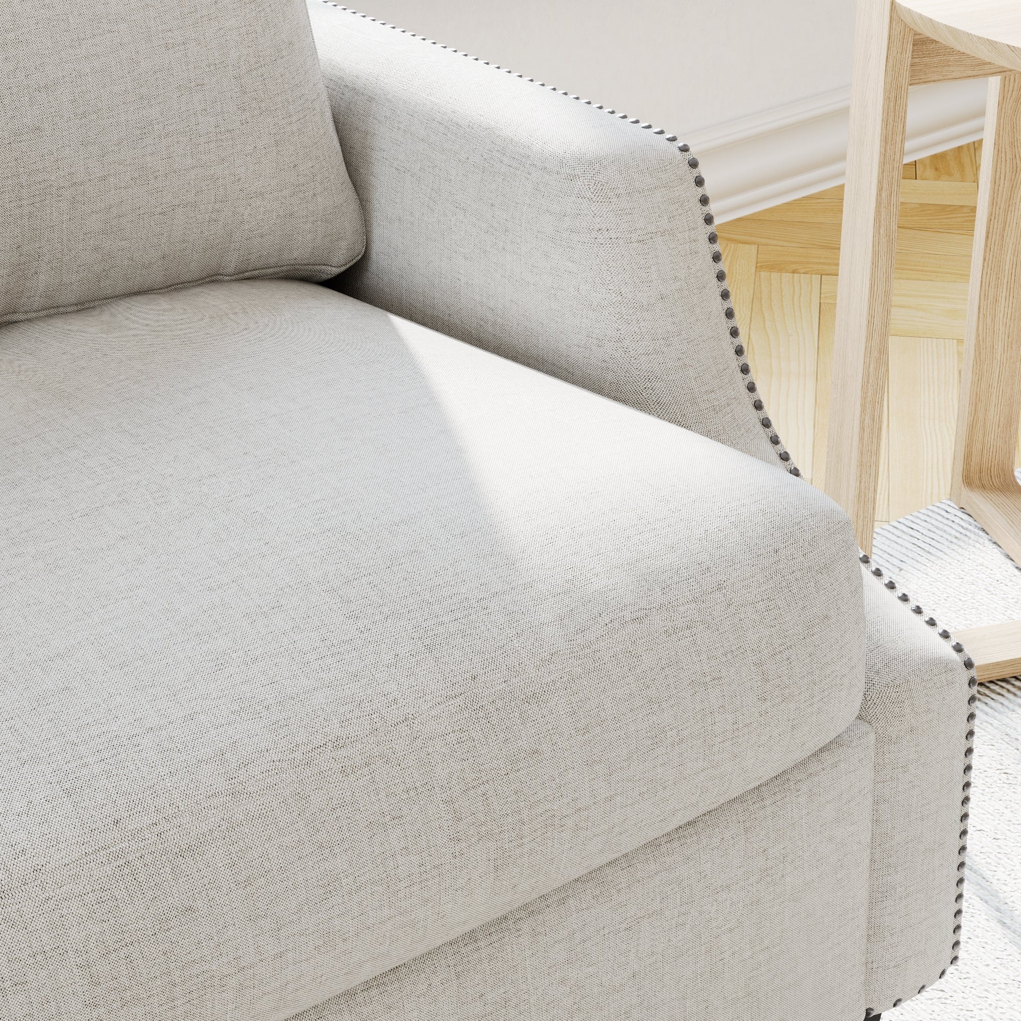 3 Piece Living Room Sofa Sets, Sectional Couch and Loveseat and Armchair Set, Modern 3 Seater Sofa + 2 Seater Couch+ Accent Chair Furniture Set for Apartment