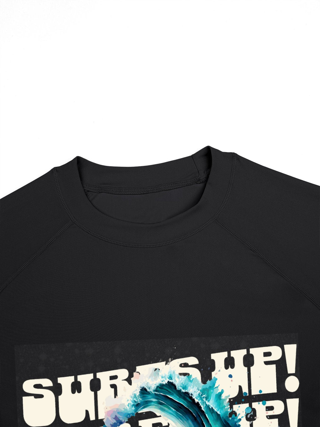 Surf's Up Men's Long-Sleeve Surfing Top (Front Printing)