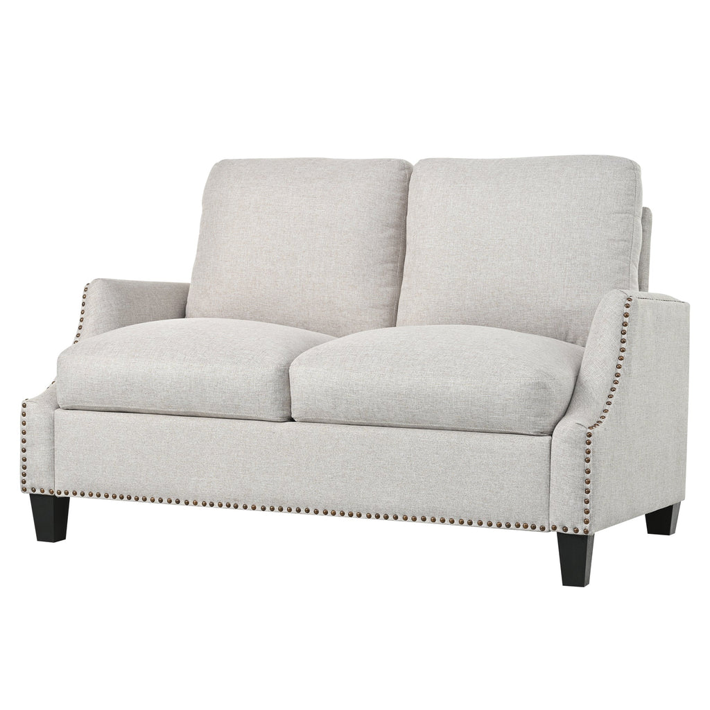 3 Piece Living Room Sofa Sets, Sectional Couch and Loveseat and Armchair Set, Modern 3 Seater Sofa + 2 Seater Couch+ Accent Chair Furniture Set for Apartment