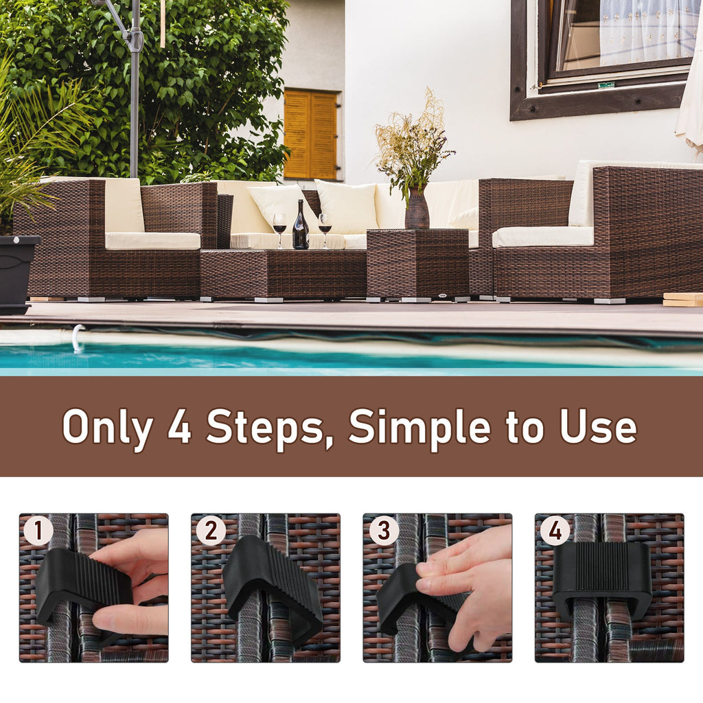 Sofa Connector Clip Furniture Clips, Outdoor Sectional Couch Connectors, Wicker Furniture Chair Clamps