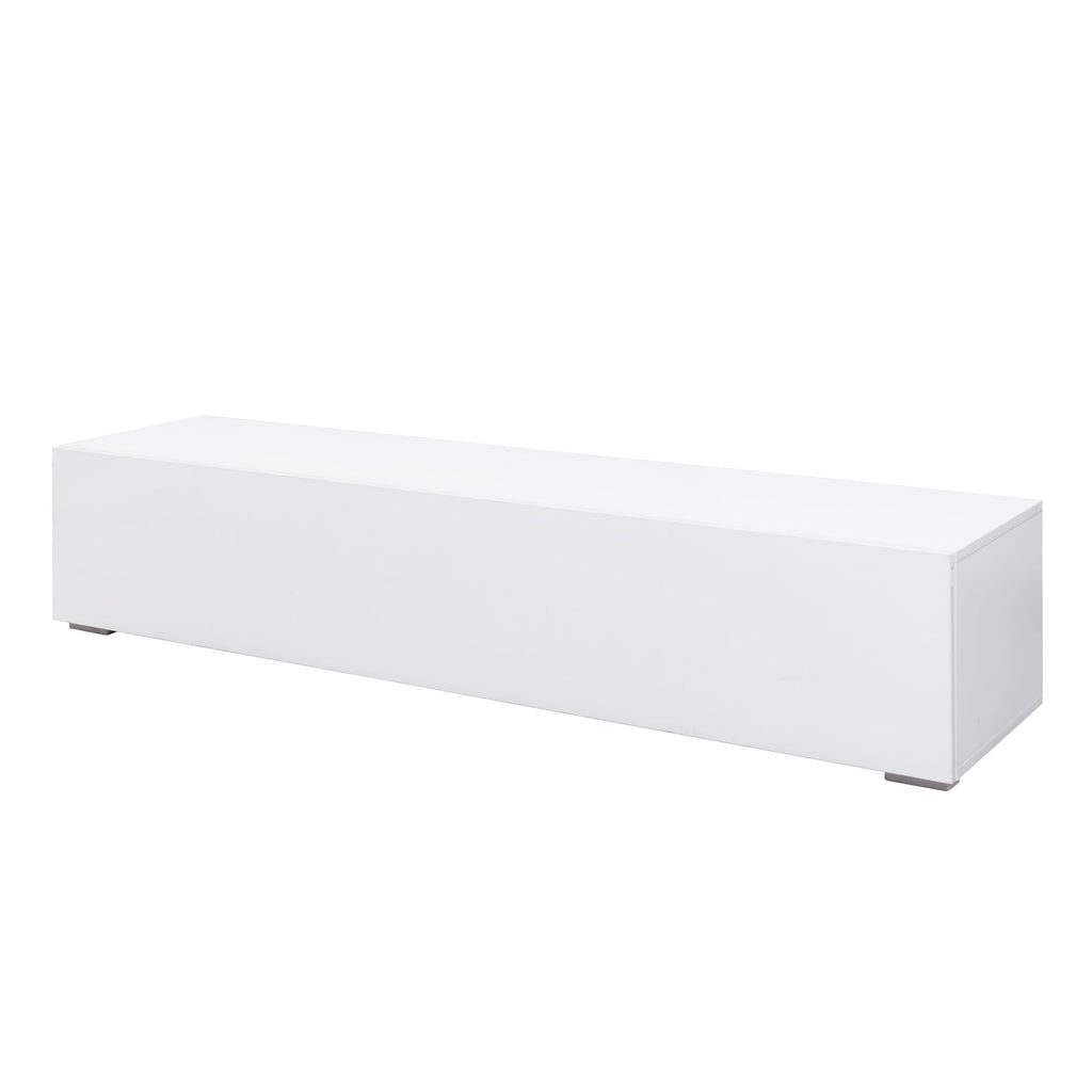 Modern Entertainment Center with Storage   Media Console for Living Room