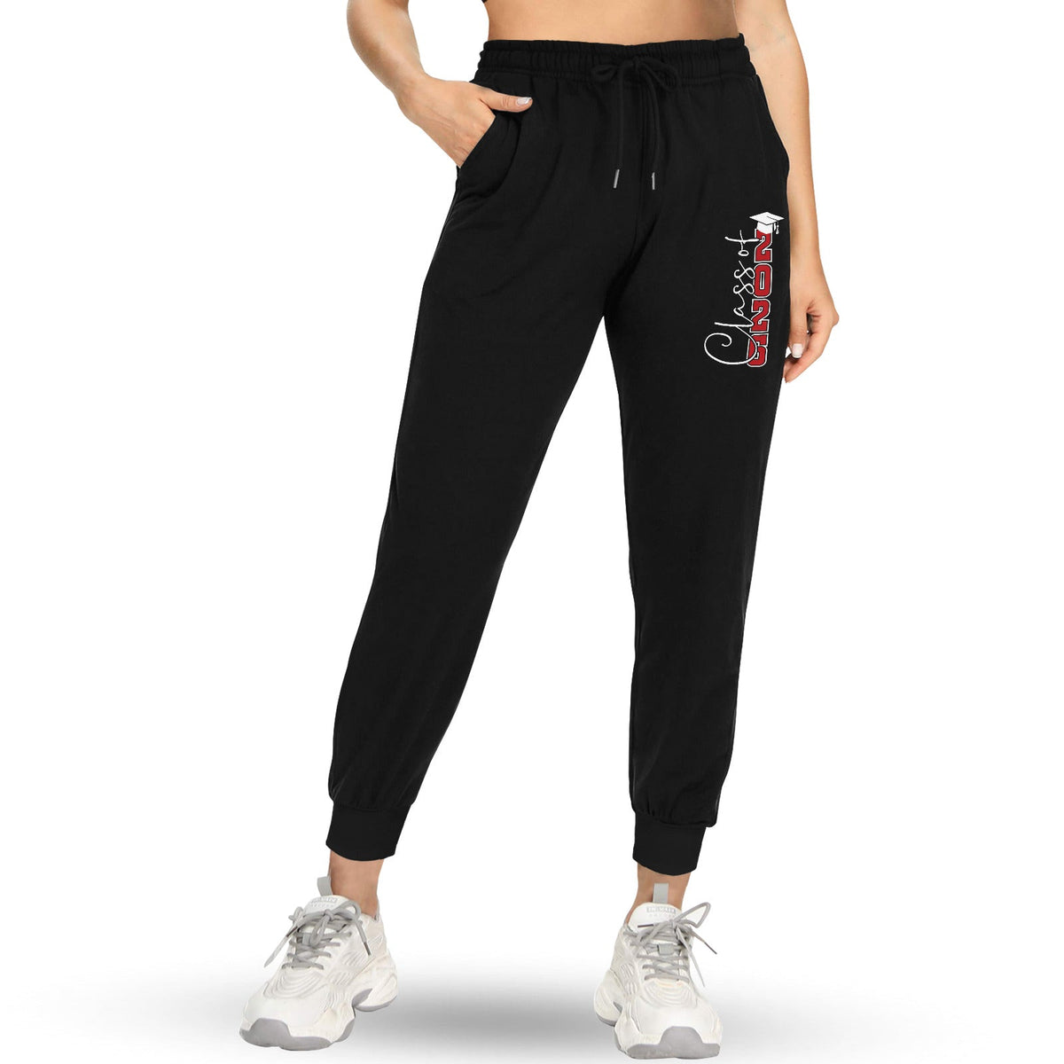 Class of 2026 Graduate Unisex Fleece Sweatpants (Left Printing) Made in USA
