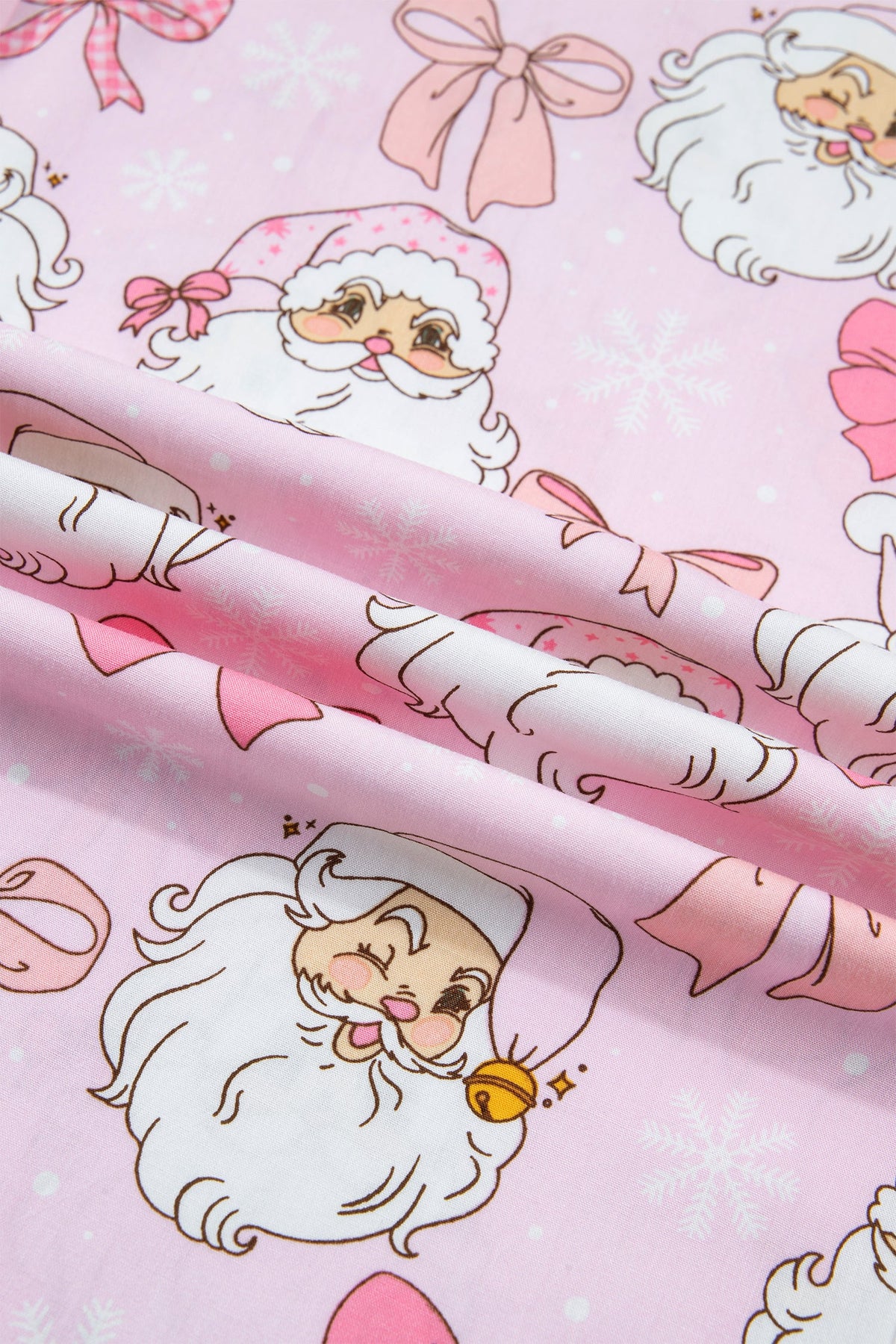 Christmas Santa Long Sleeve Top & Pants Pajama Set