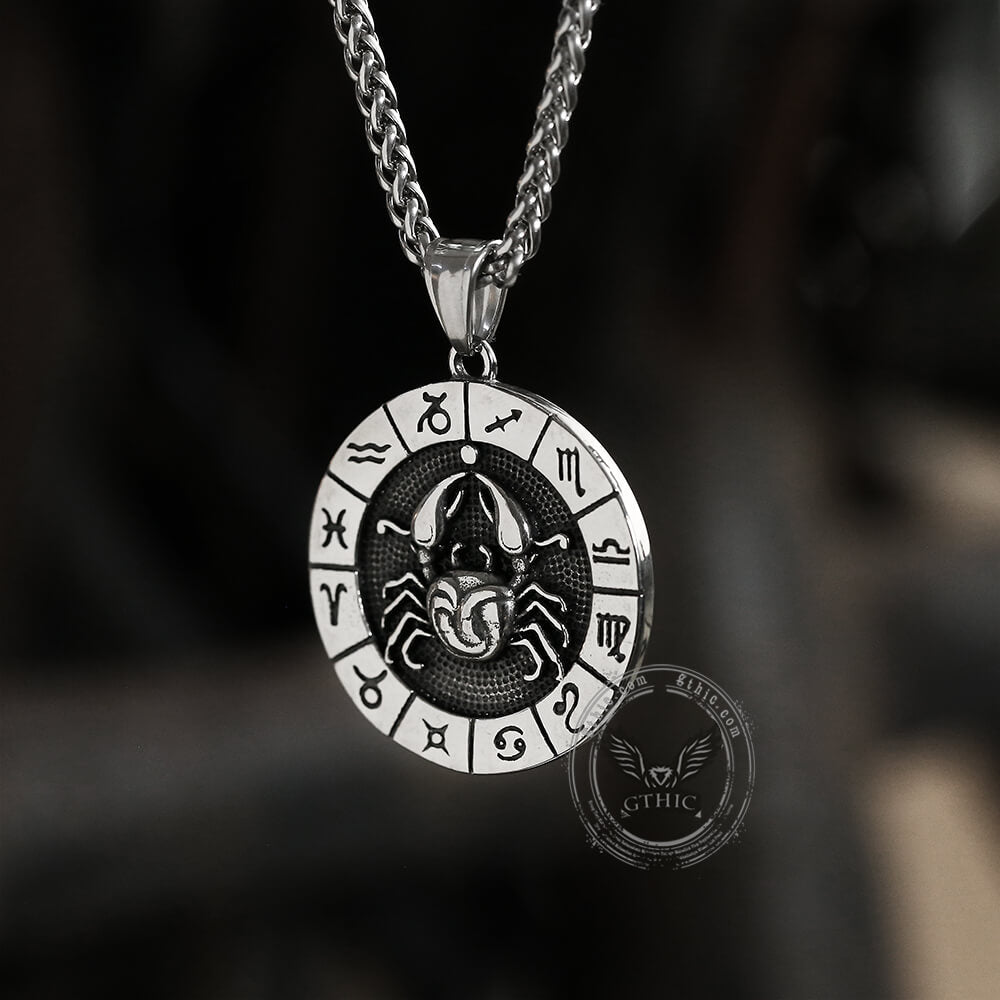 Cancer Stainless Steel Pendant
