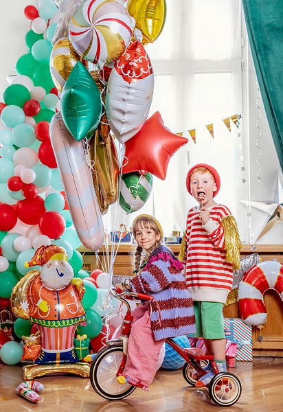 Candy Cane Balloons