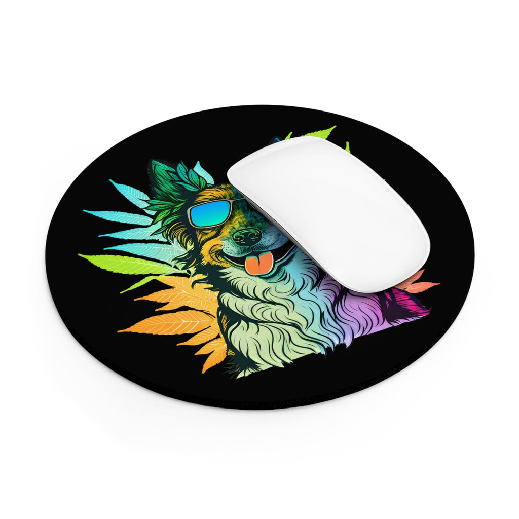 Cannabis Border Collie Mouse Pad